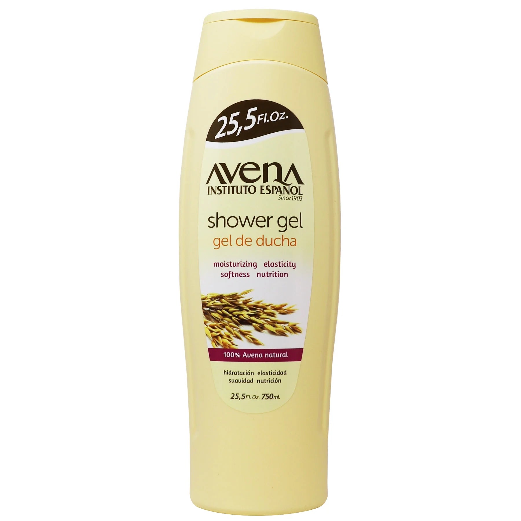 (2 Pack)  Bath & Shower Gel, Moisturizing and Softness, Unisex, Oatmeal Scent, All Skin Types, 25.5 Fl Oz.