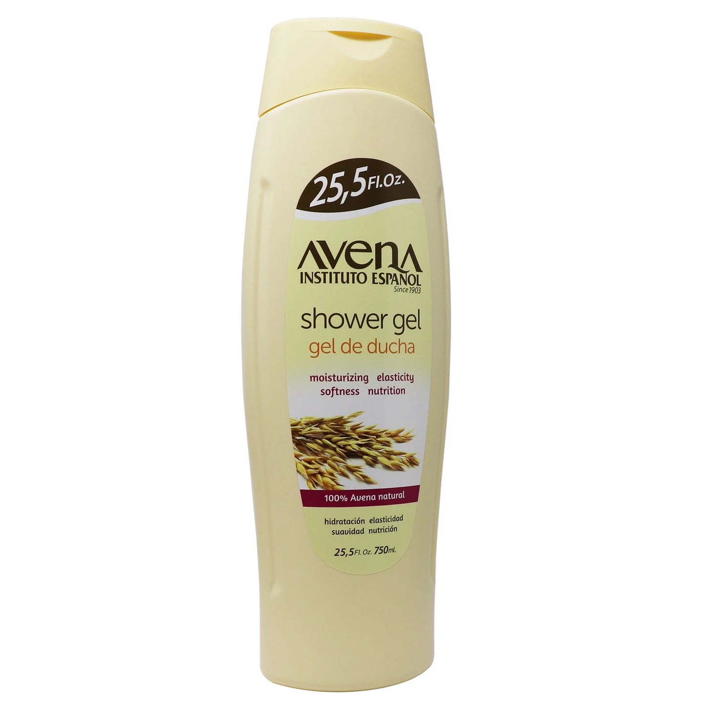 (2 Pack)  Bath & Shower Gel, Moisturizing and Softness, Unisex, Oatmeal Scent, All Skin Types, 25.5 Fl Oz.
