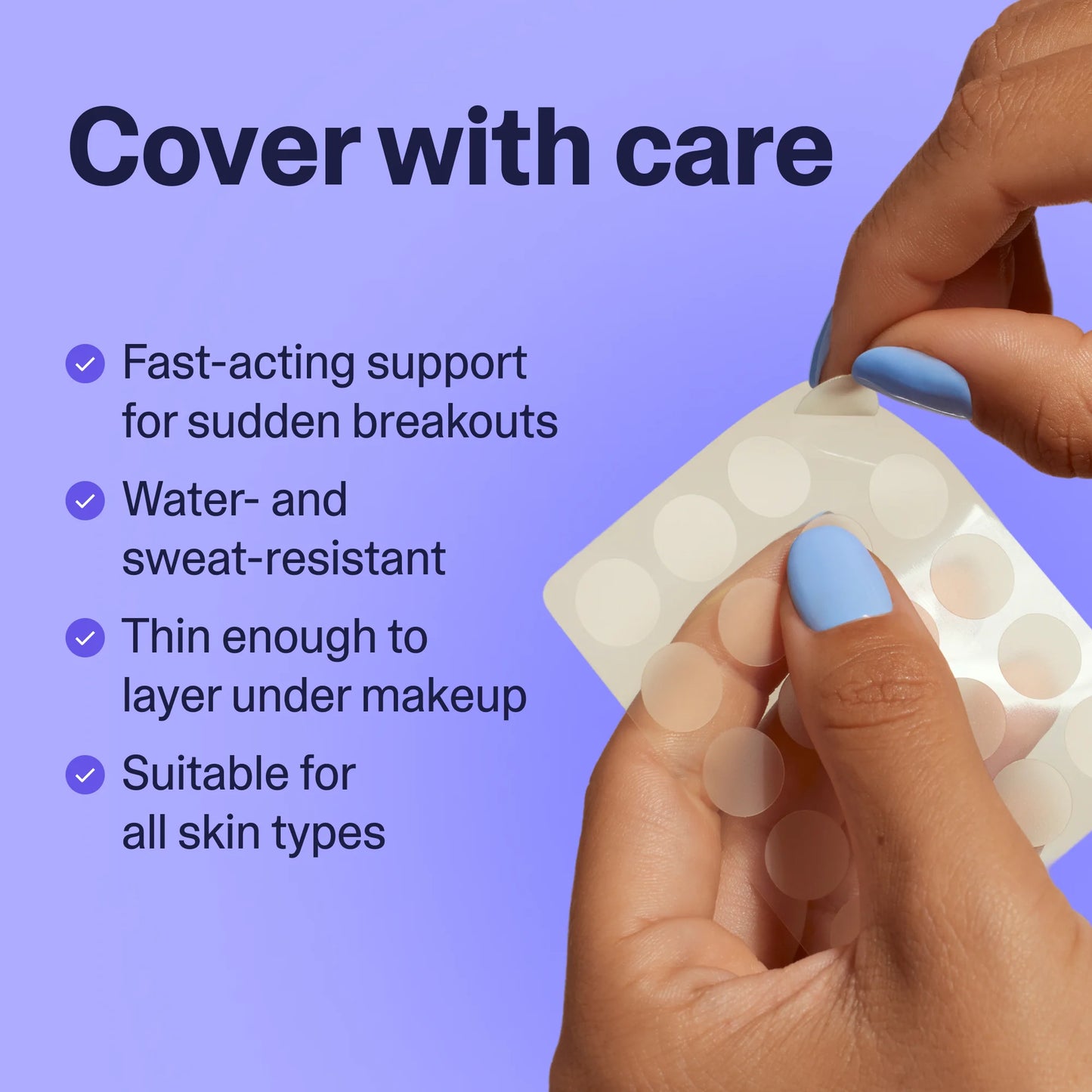 Emergency Spot Patch, Hydrocolloid Pimple Patches for Acne, 40 Count