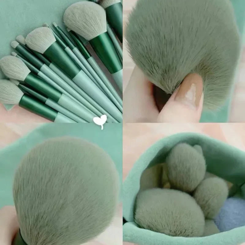 Soft Fluffy Makeup Brushes Set for Cosmetics Foundation Blush Powder Eyeshadow Kabuki Blending Makeup Brush Beauty Tool